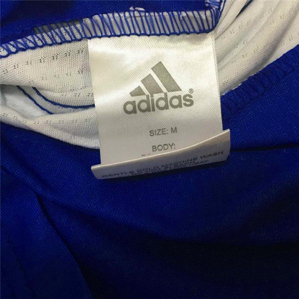 Maillot Authentique Manche Courte Warriors Curry 30 Bleu